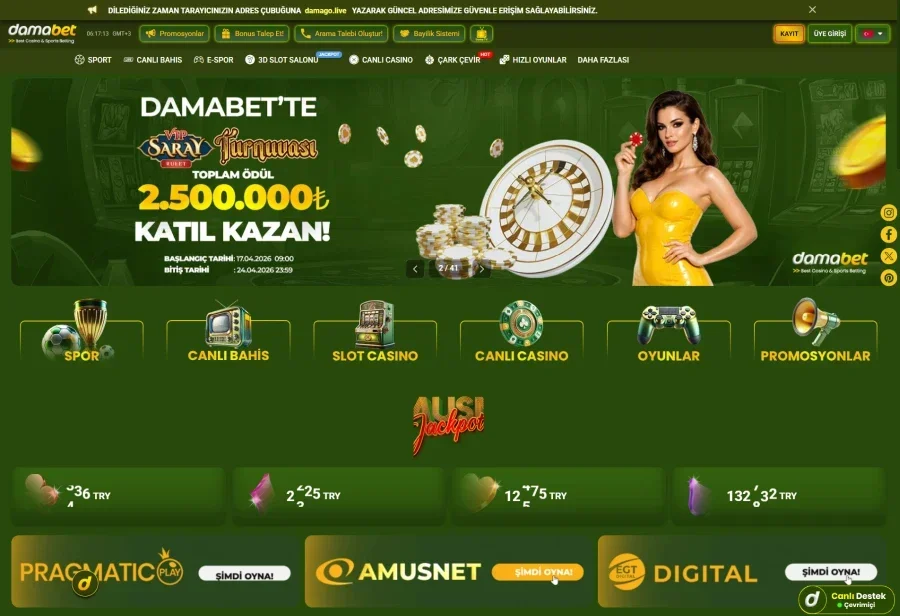 Damabet ekran görüntüsü